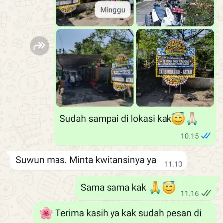Pengiriman Papan Bunga Duka Cidadap