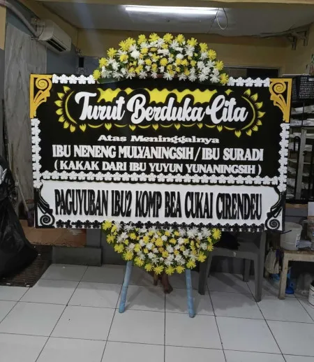 Papan Bunga Duka Cidadap