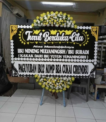 Papan Bunga di Cidadap
